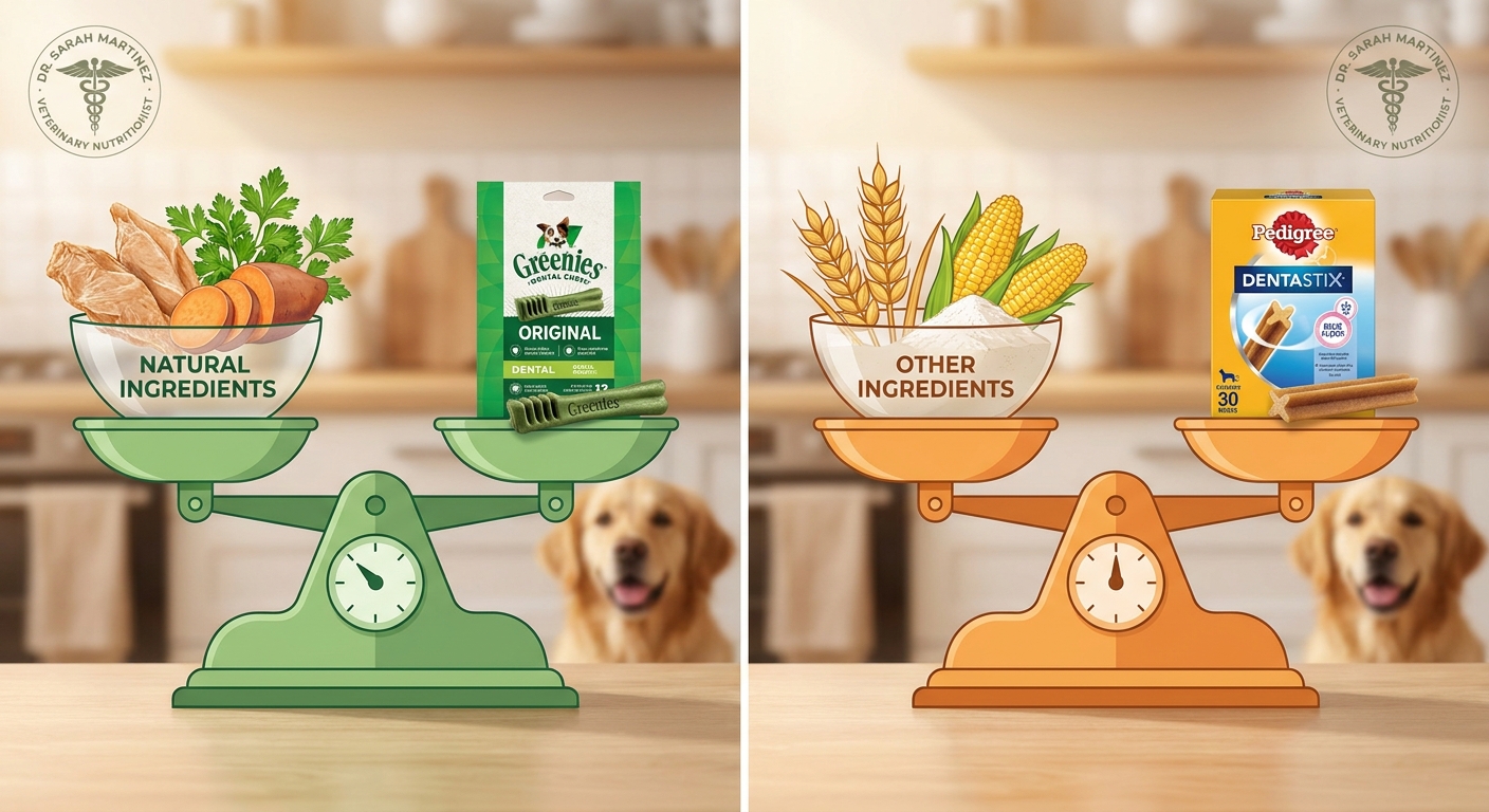 Greenies vs. Pedigree Dentastix: Best Dog Dental Treat Comparison