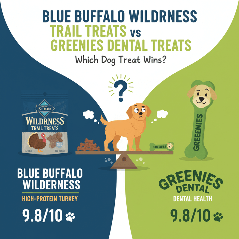 Blue Buffalo Wilderness Trail Treats vs Greenies Dental Treats: Which Dog Treat Wins?