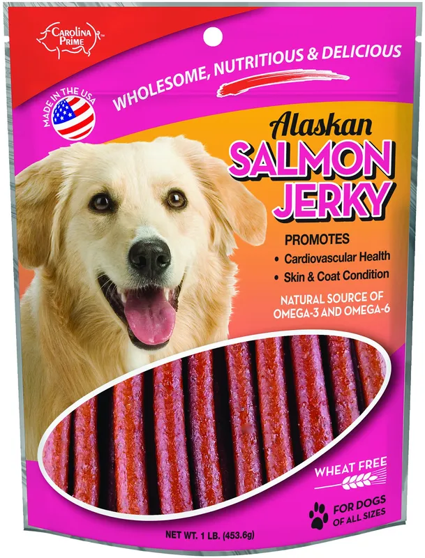 Carolina Prime Salmon Jerky Dog Treats 1lb