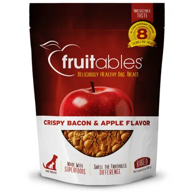 Fruitables Apple and Crispy Bacon Dog Treats 12oz