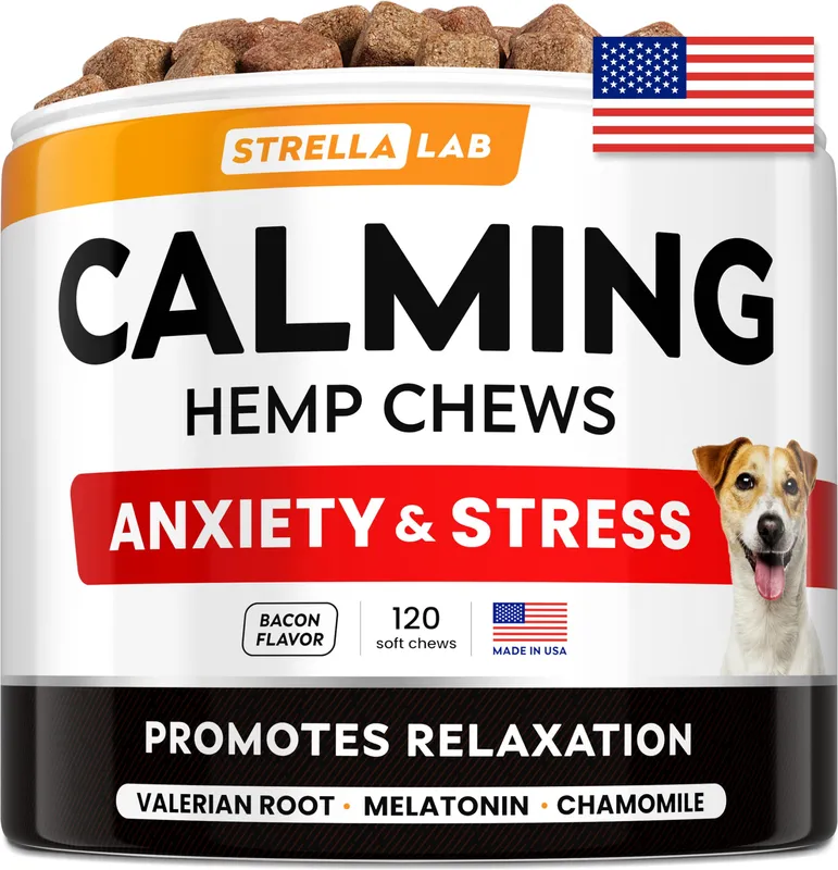 STRELLALAB Hemp Calming Chews 120ct