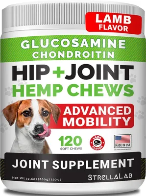 STRELLALAB Hemp Joint Supplement 120ct (Lamb)
