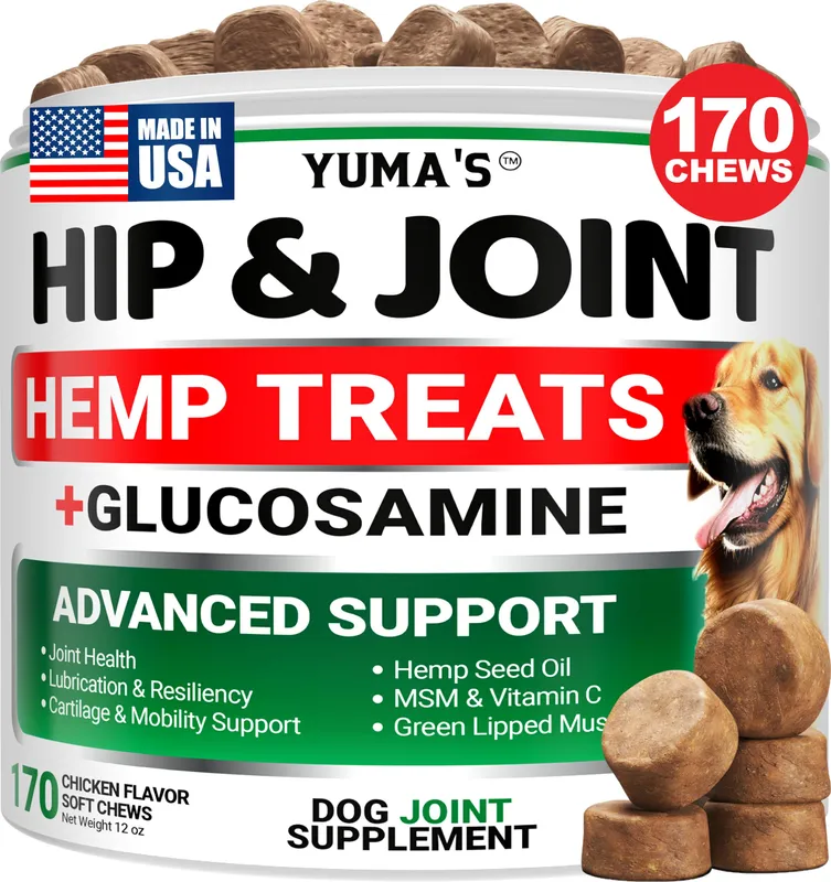 YUMA'S Hemp Hip & Joint Chews 170 Treats