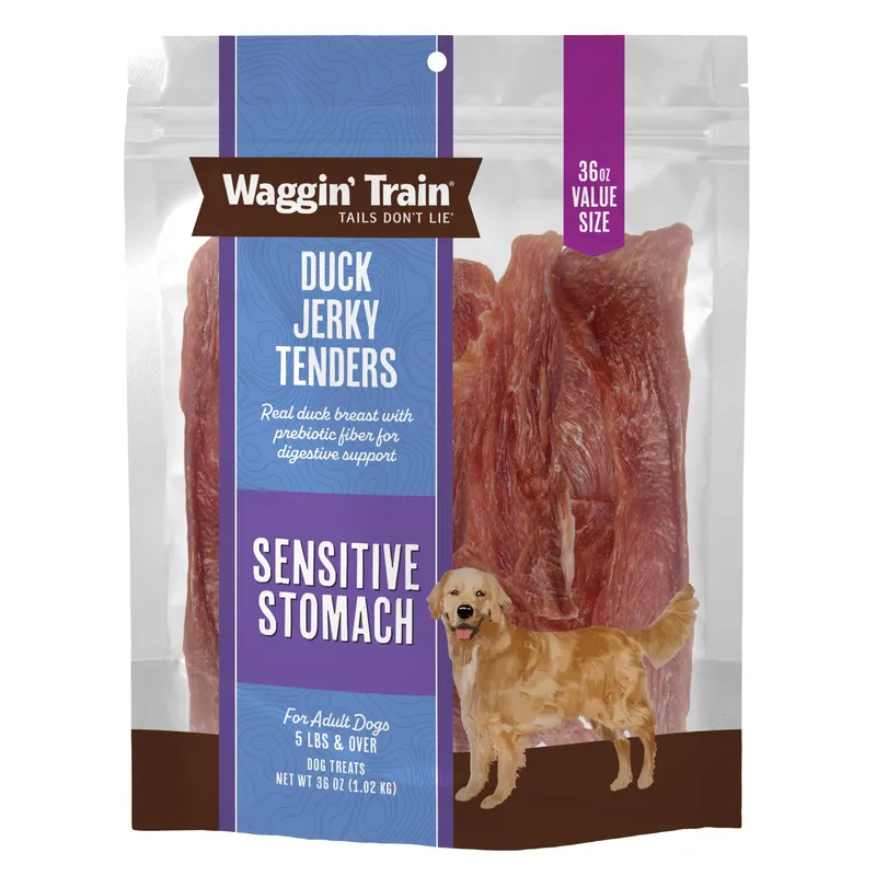 Waggin' Train Duck Jerky Dog Treats 36oz