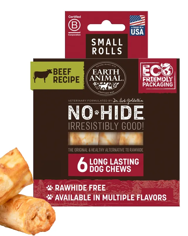 Earth Animal No Hide Chews 6-Count Beef
