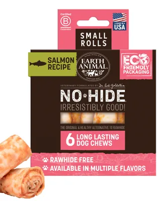 Earth Animal No Hide Salmon Chews - 6 Count