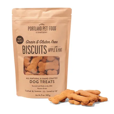 Portland Pet Food Company Apple & Mint Dog Treats 5oz