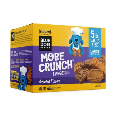 Blue Dog Bakery More Crunch 5lb Assorted Flavors