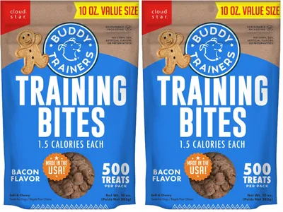 Buddy Biscuits Bacon Training Bites 10oz (Pack of 2)