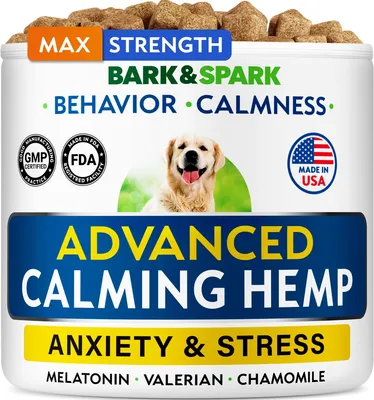 BARK&SPARK Calming Chews for Dogs - 60 Count
