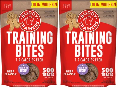 Buddy Biscuits Trainers Training Bites Beef 10oz (Pack of 2)