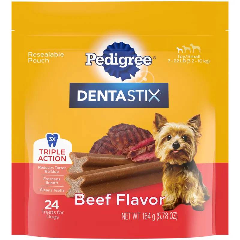 Pedigree Dentastix Small Breed Beef Treats 168ct