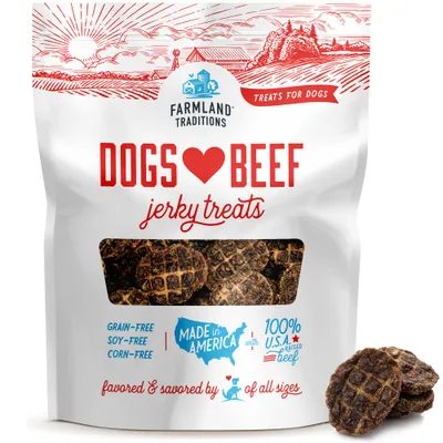 Farmland Traditions Beef Jerky Dog Treats 2.5 Pound