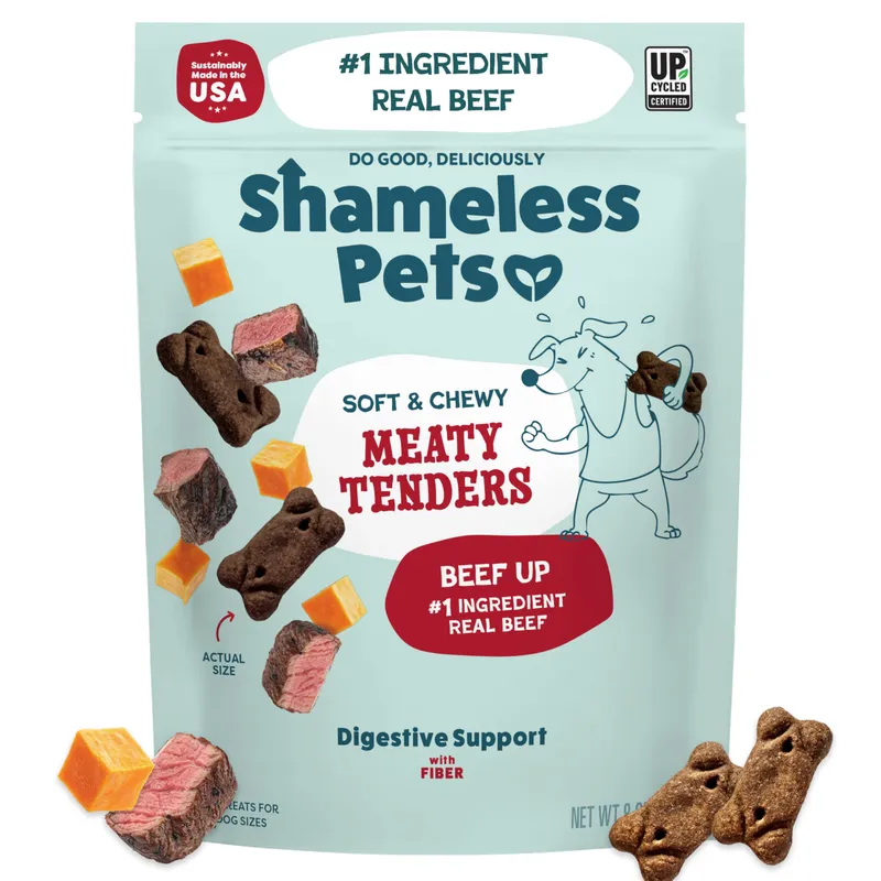 Shameless Pets Beef Meaty Tenders 8oz