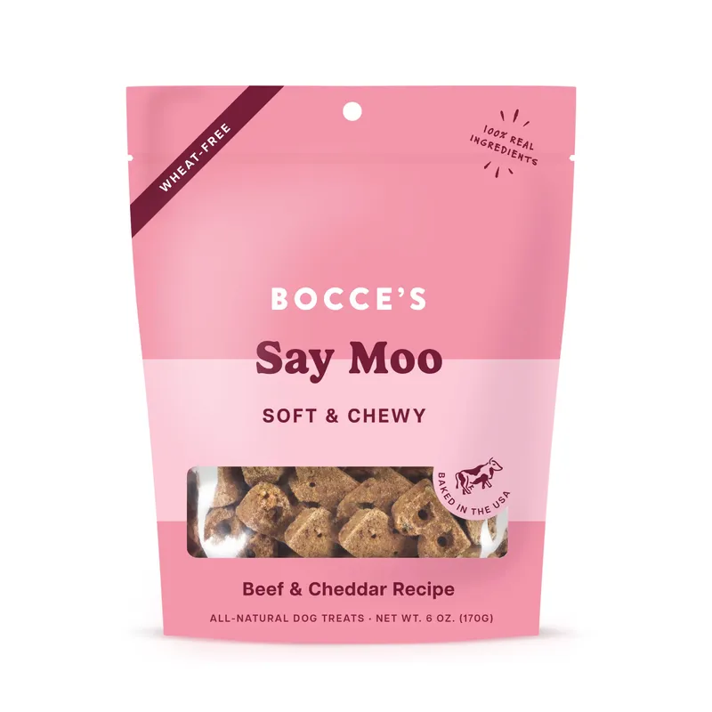 Bocce's Bakery Say Moo Dog Treats 6oz