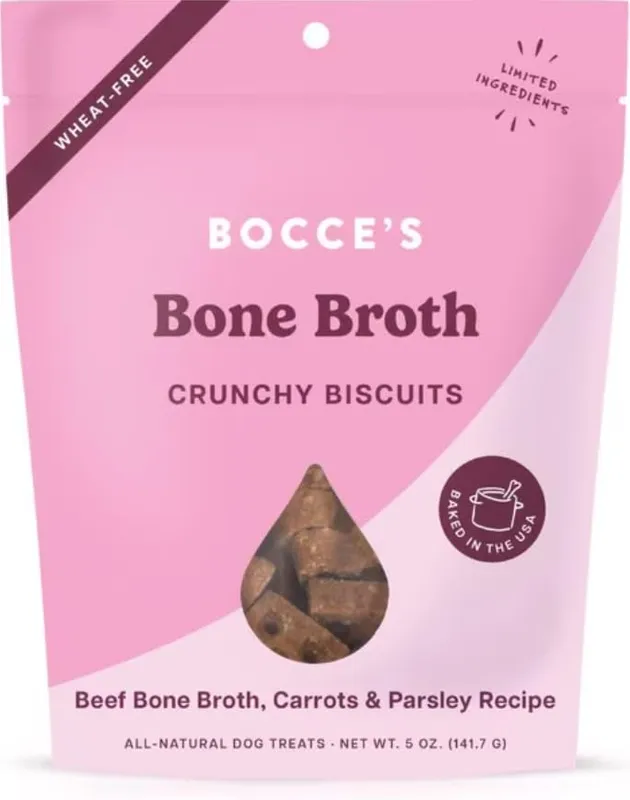 Bocce's Bakery Bone Broth Dog Treats 5oz