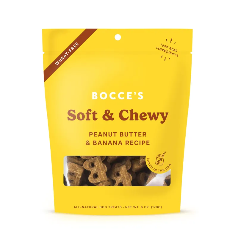 Bocce's Bakery PB & Banana Dog Treats 6oz