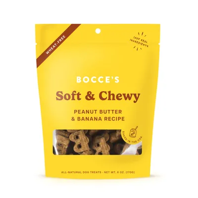 Bocce's Bakery PB & Banana Dog Treats 6oz