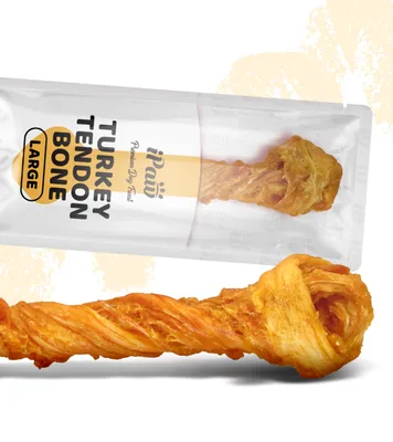 iPaw Turkey Tendon Bone (Large, 1 pc)