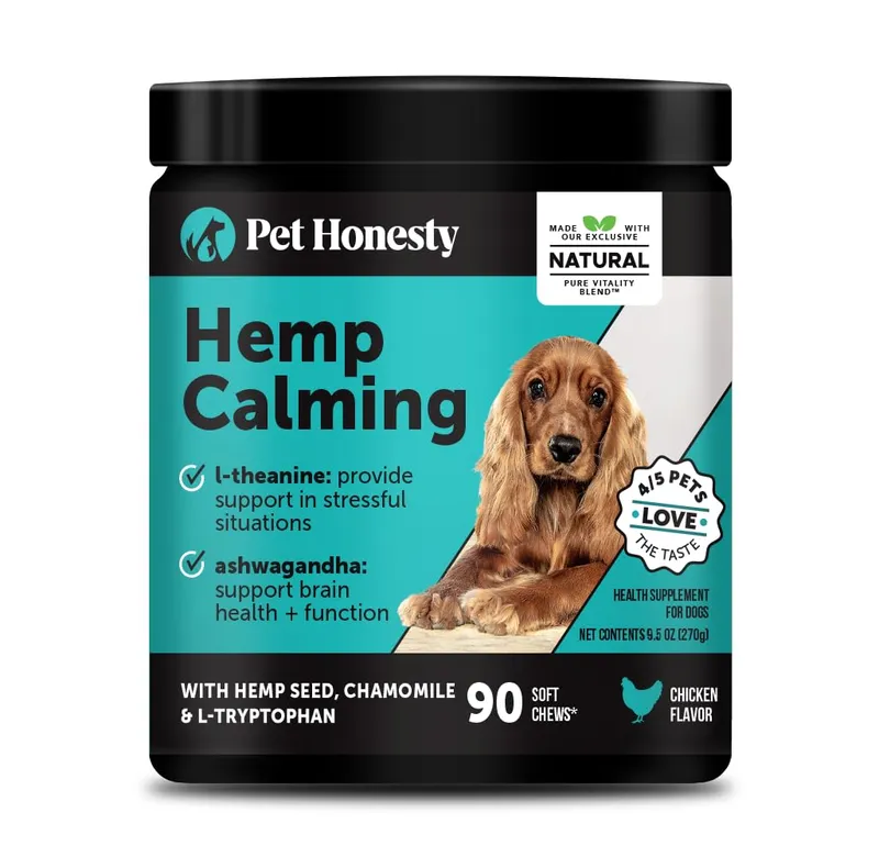 Pet Honesty Natural Hemp Calming Chews 90ct