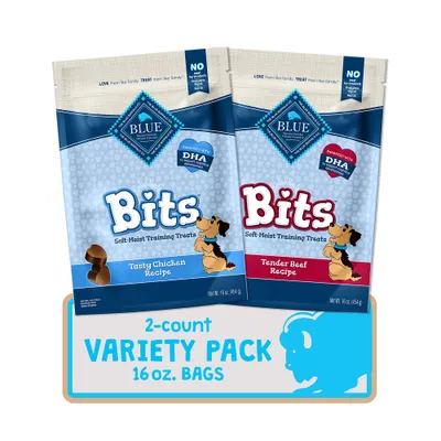 Blue Buffalo Blue Bits Training Treats 16oz, 2-Pack