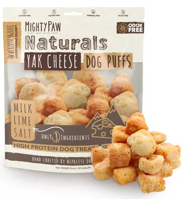 Mighty Paw Yak Cheese Puffs 8oz