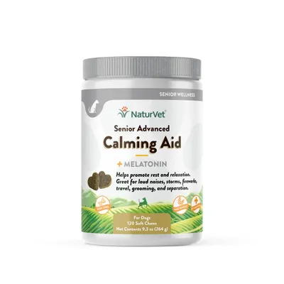 NaturVet Quiet Moments Melatonin 120 Count Soft Chews