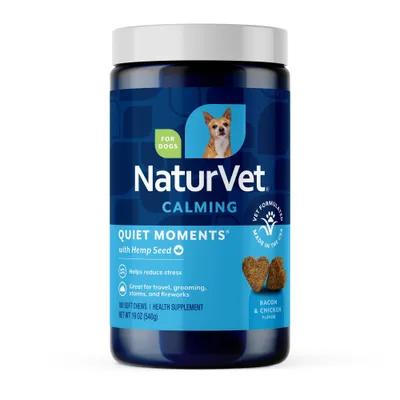 NaturVet Quiet Moments Hemp Soft Chews 180 Count