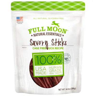 Full Moon Duck Savory Sticks 14oz