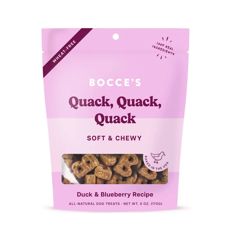 Bocce's Bakery Duck & Blueberry Dog Treats 6oz
