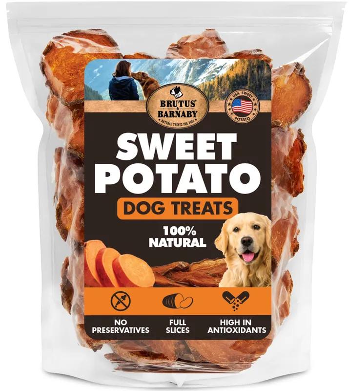 Brutus & Barnaby Sweet Potato Dog Treats 2lb