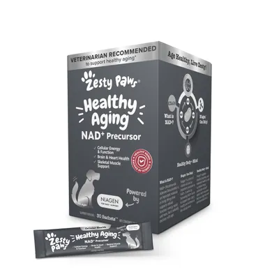 Zesty Paws NAD+ Precursor Supplement 30 Sachets