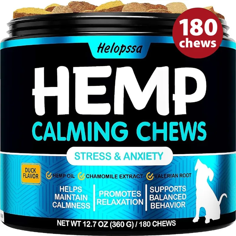 Helopssa Hemp Calming Chews 180ct