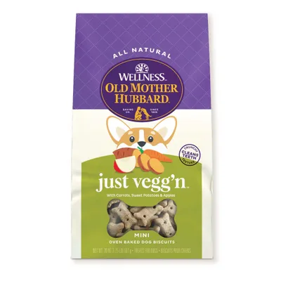 Old Mother Hubbard Just Vegg'n Mini Dog Treats 20oz