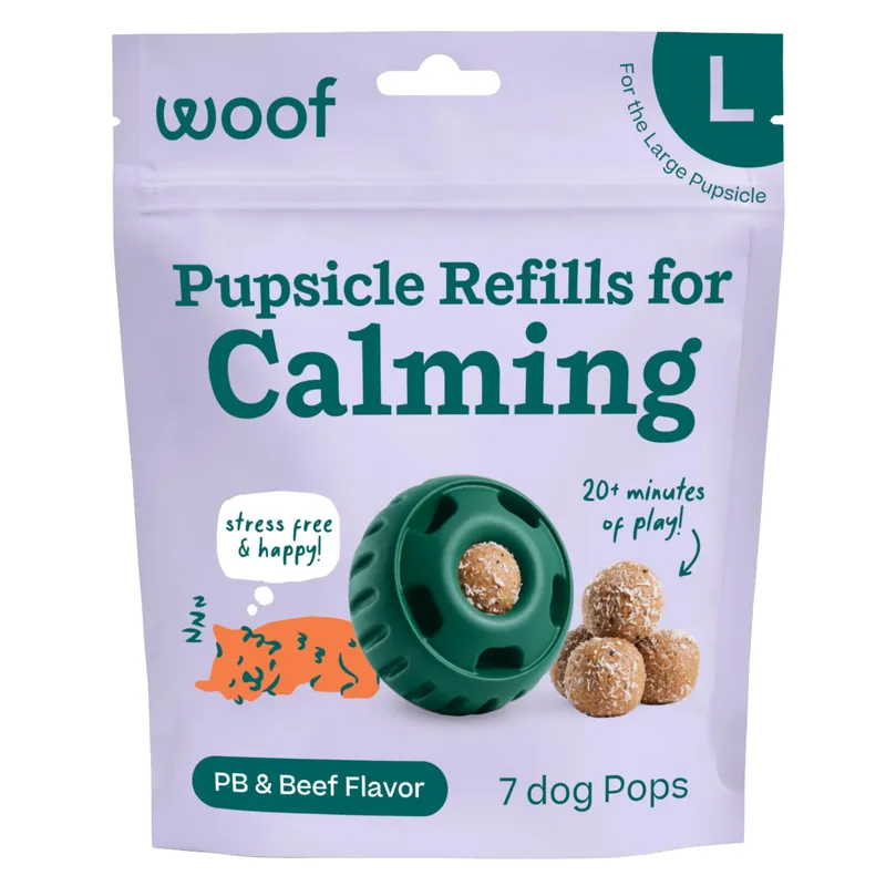 WOOF Pupsicle Refill Pops Large 7 Count