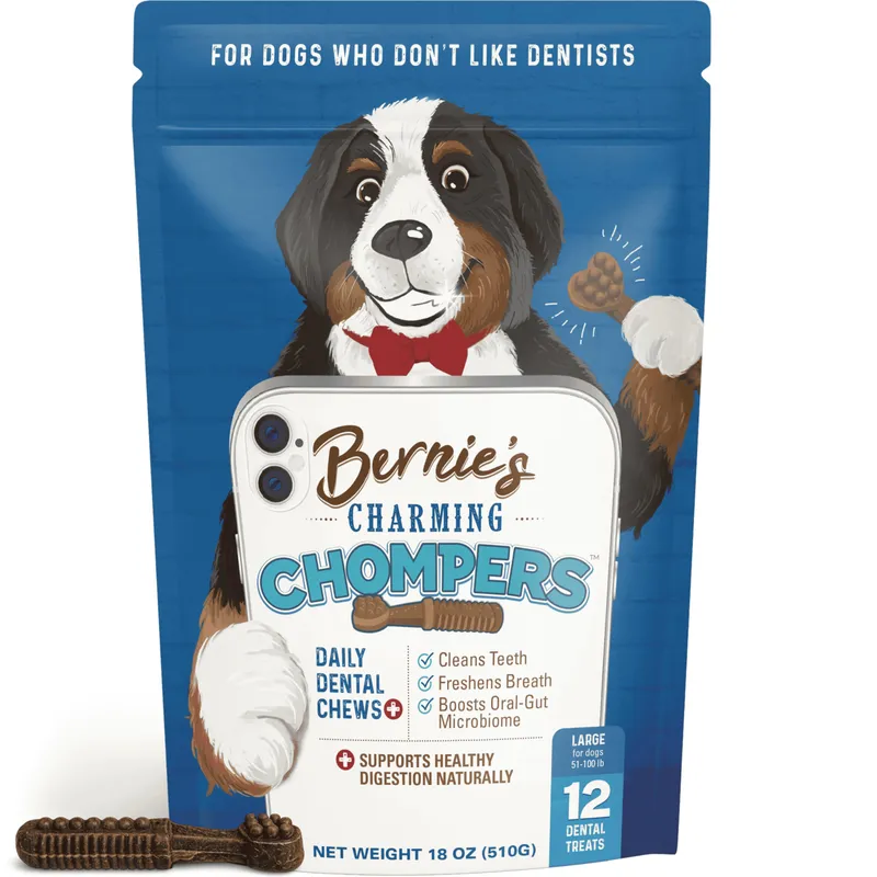 Bernie's Charming Chompers Large Dogs 12-Count