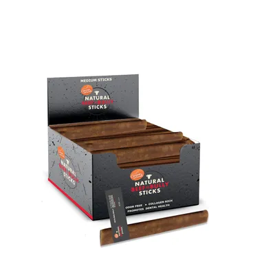 Canine Naturals Medium Beef Bully Sticks 48 Pack