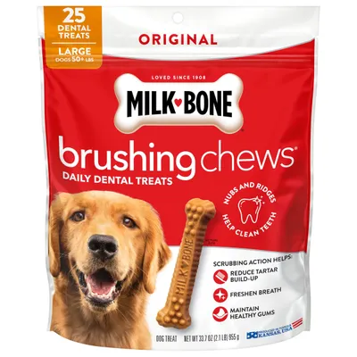 Milk-Bone Brushing Chews Large 25 Count