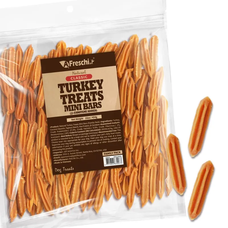 A Freschi srl Natural Turkey Mini Bars 16oz