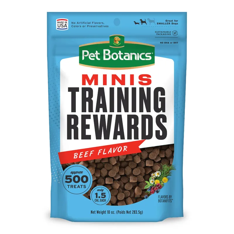 Pet Botanics Training Reward Mini Beef Treats 10oz