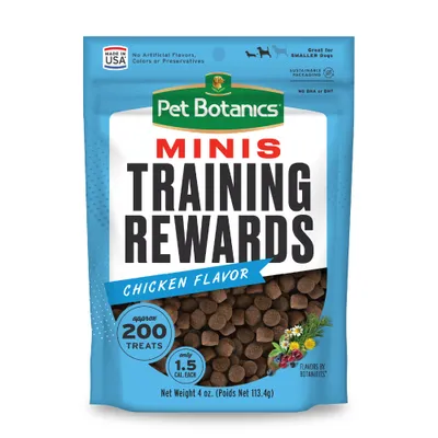 Pet Botanics Training Rewards Mini Chicken 4oz