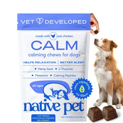 Native Pet Calming Chews 60ct