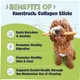 Pawstruck Natural Large 12" Beef Collagen Sticks - 5 Pack 2