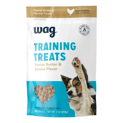 WAG Peanut Butter & Banana Training Treats 2lb