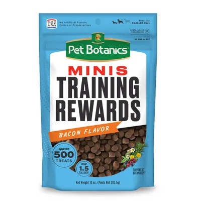 Pet Botanics Training Rewards Mini Bacon 10oz