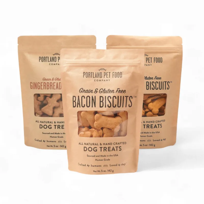 Portland Pet Food Company Natural Dog Treats 3 Pack