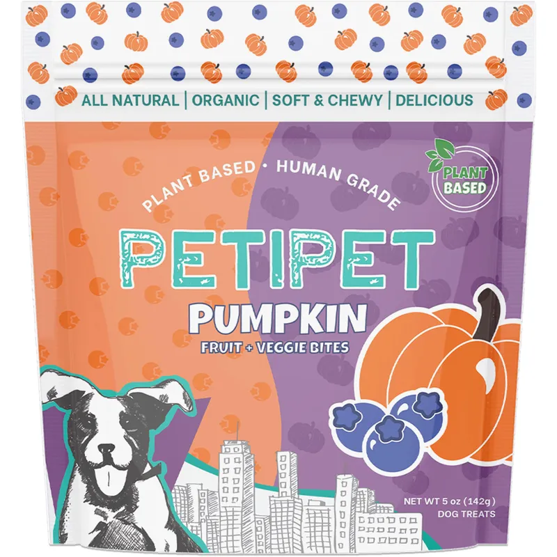 PETIPET Pumpkin Dog Treats 5oz