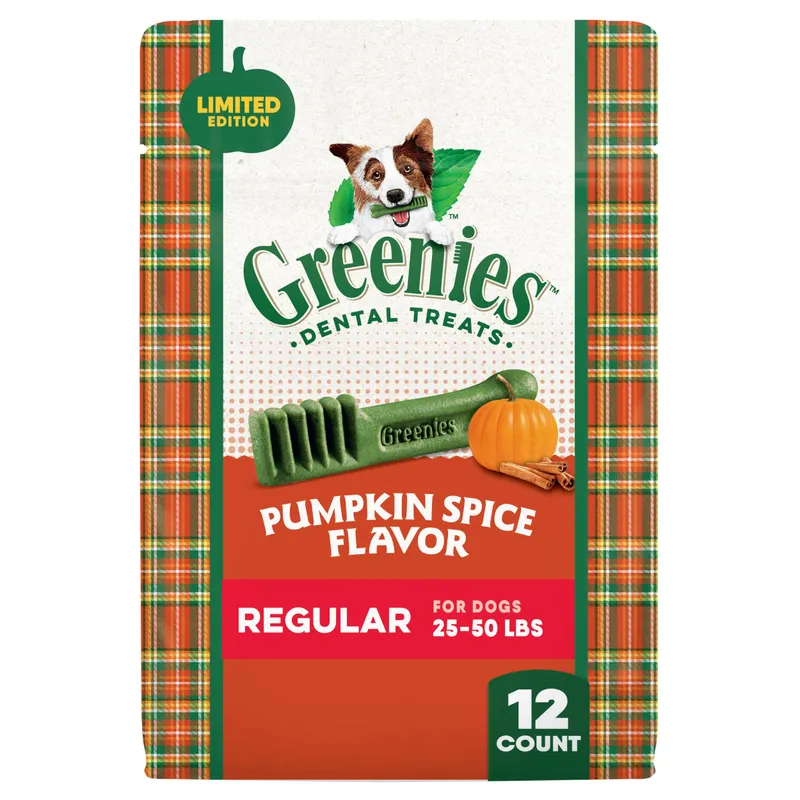 Greenies Pumpkin Spice Dental Dog Treats 12oz