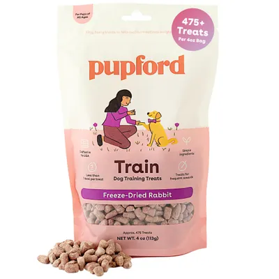 Pupford Freeze Dried Training Treats - Rabbit 4oz