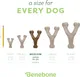 Benebone Peanut Butter Wishbone Chew Toy - Medium 4